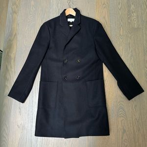 Reiss Navy Overcoat - mint condition